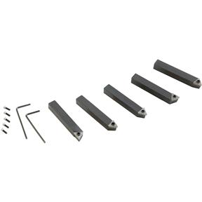 5 pc. Indexable Carbide Tool Bit Set - 3/8"