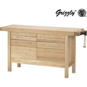 Bench - 60" with Drawers - Birch