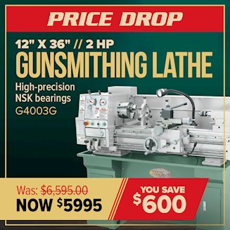 Banner for 02-03 G4003G Gunsmithing Lathe