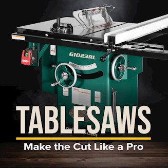 Banner for 8-19 Tablesaws