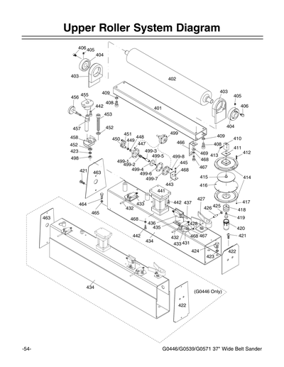 Part Diagram for G0446