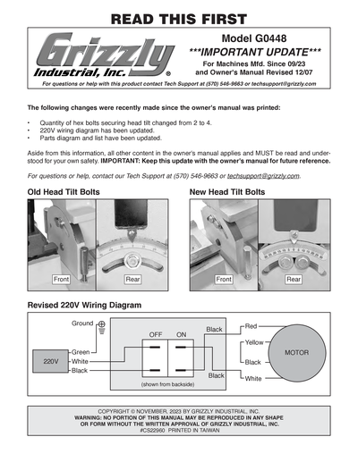 Part Diagram for G0448