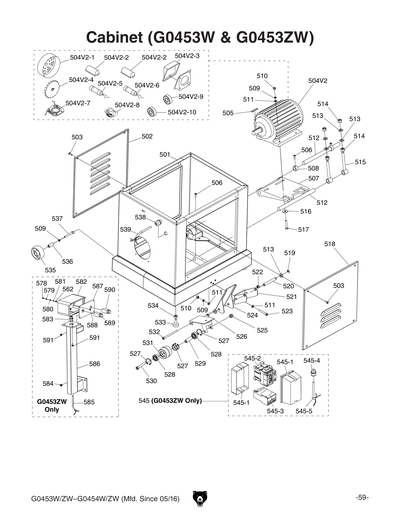 Part Diagram for G0453ZW