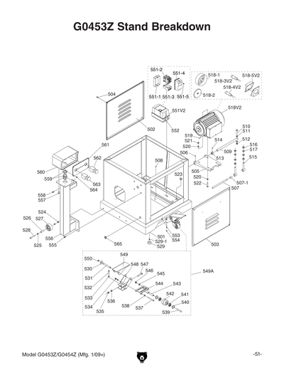 Part Diagram for G0454Z