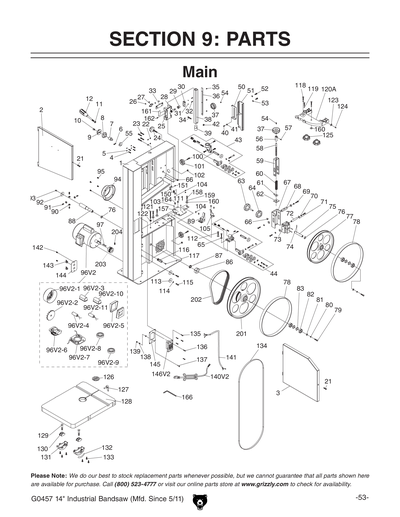 Part Diagram for G0457