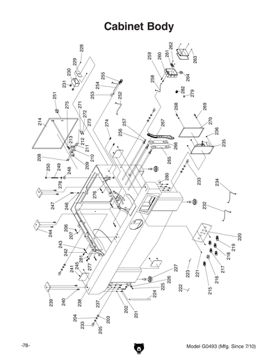 Part Diagram for G0493