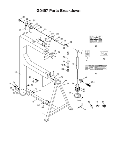 Part Diagram for G0497
