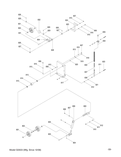 Part Diagram for G0503