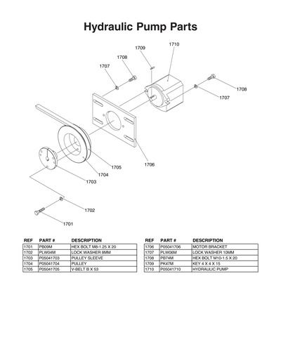Part Diagram for G0504