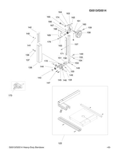 Part Diagram for G0514