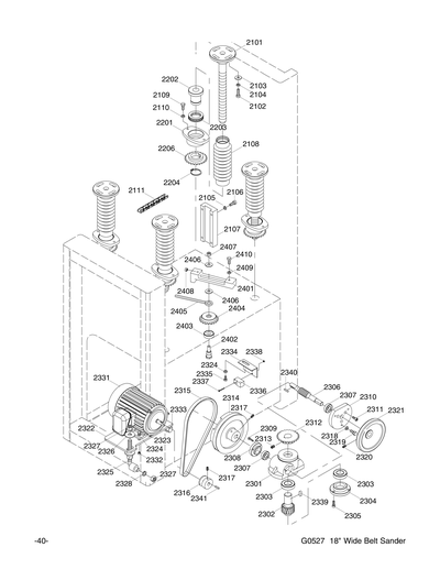 Parts for G0527 18