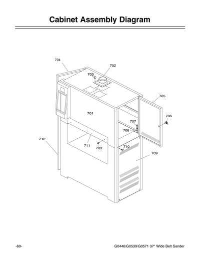 Part Diagram for G0539
