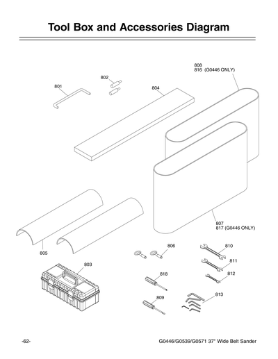 Part Diagram for G0539