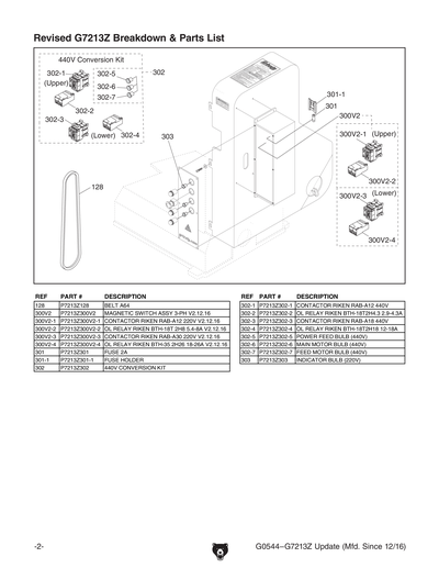 Part Diagram for G0544