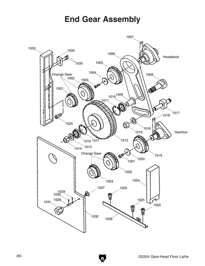 Part Diagram for G0554