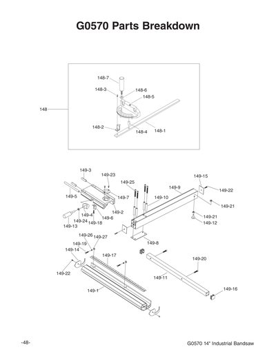 Part Diagram for G0570