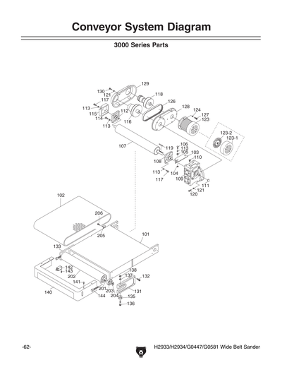 Part Diagram for G0581