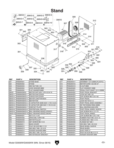 Part Diagram for G0656XW