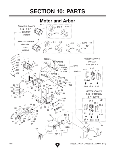 Part Diagram for G0697X