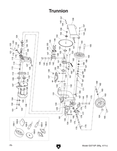 Part Diagram for G0715P