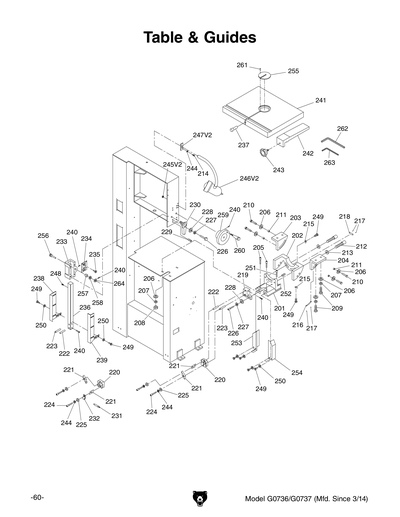 Part Diagram for G0737