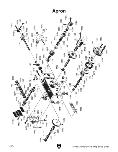 Part Diagram for G0746