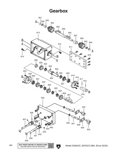 Part Diagram for G0752