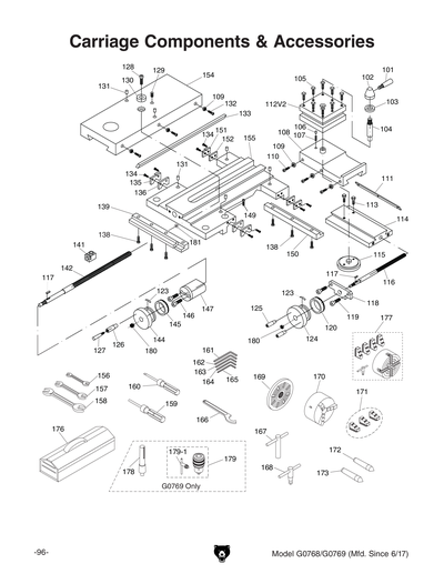 Part Diagram for G0768
