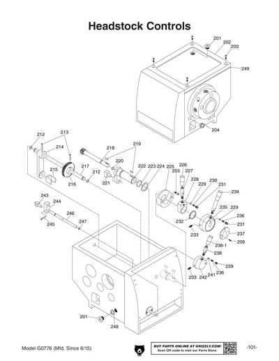 レジースミス　ギア Parts for G0776 13