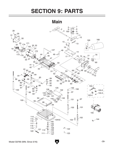 Part Diagram for G0790