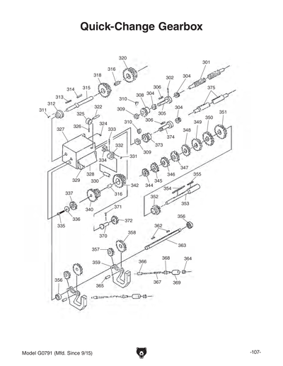Part Diagram for G0791