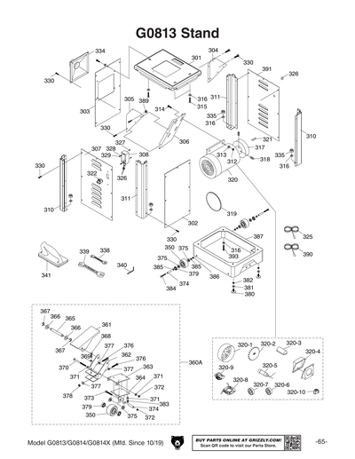 Part Diagram for G0813