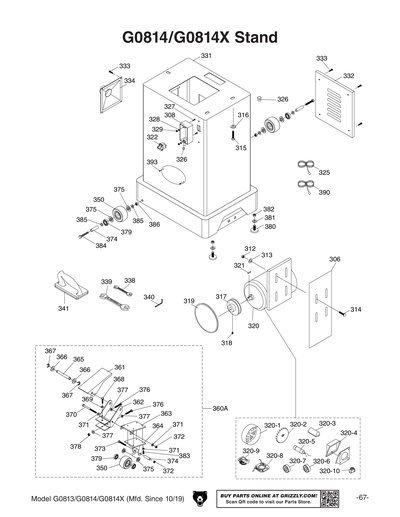 Part Diagram for G0813