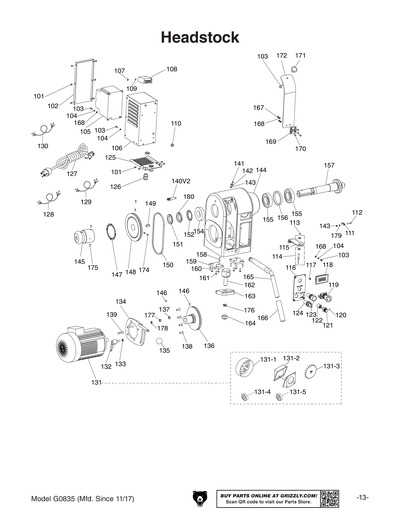 Part Diagram for G0835