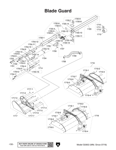 Part Diagram for G0853