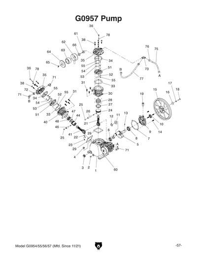 Part Diagram for G0956