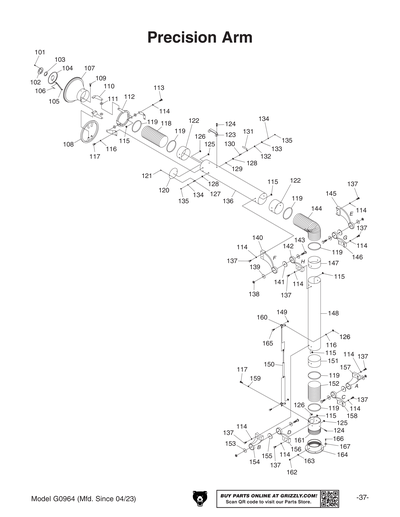Part Diagram for G0964