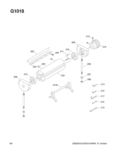 Part Diagram for G1018