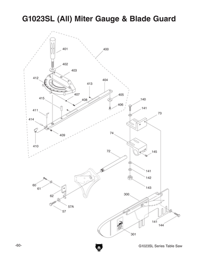 Part Diagram for G1023SLWX