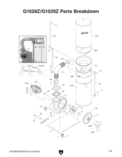 Part Diagram for G1028Z