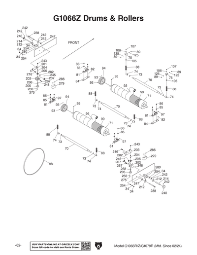 Part Diagram for G1066Z