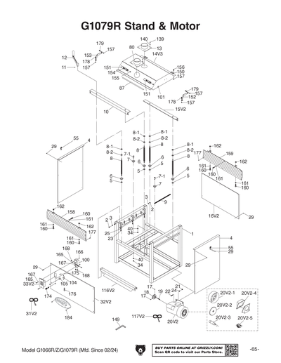 Part Diagram for G1079R