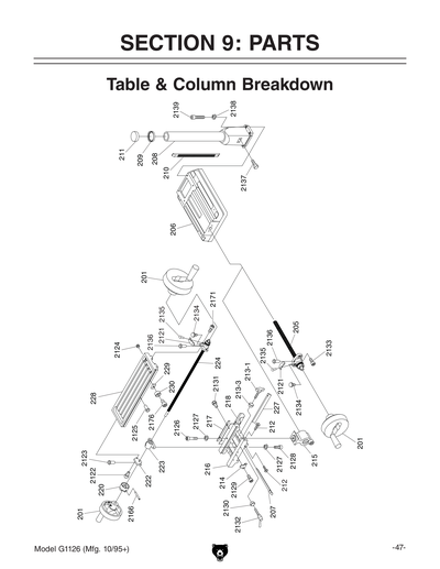 Part Diagram for G1126