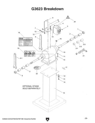 Part Diagram for G3623