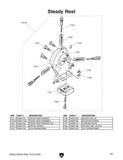 Part Diagram for G4000