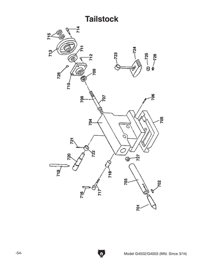 Part Diagram for G4002