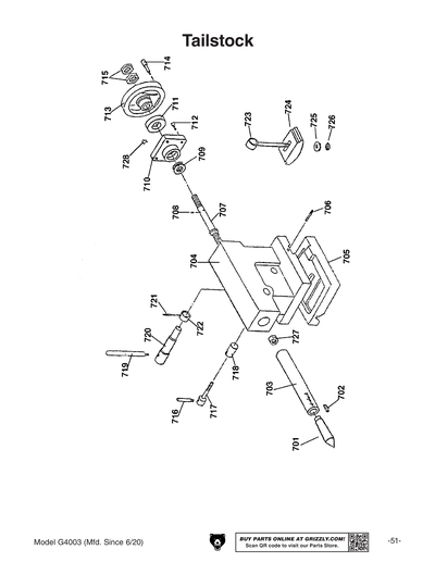 Part Diagram for G4003