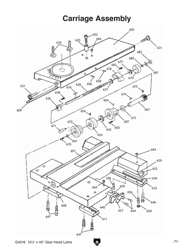 Parts for 13-1/2