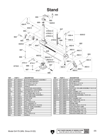 Part Diagram for G4179