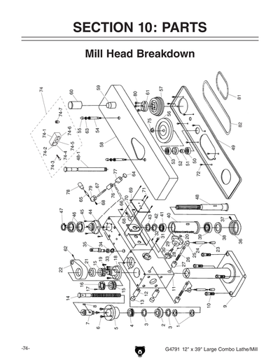 Part Diagram for G4791